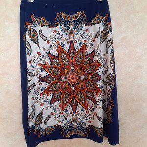 Vibrant Plus Size Skirt